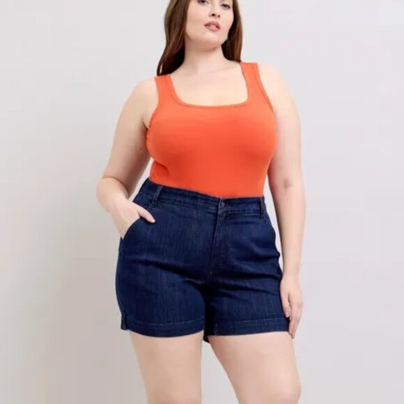 Judy Blue Pants - Judy Blue Plus Size High Waist Denim Shorts‎